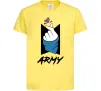 Дитяча футболка BTS army heart Лимонний фото