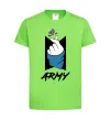Дитяча футболка BTS army heart Лаймовий фото