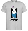 Чоловіча футболка BTS army heart Сірий фото