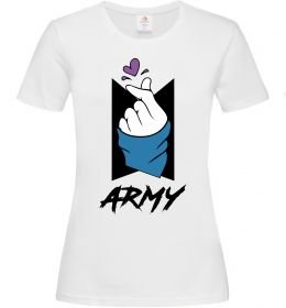 Женская футболка BTS army heart