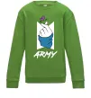 Детский Свитшот BTS army heart Лаймовый фото
