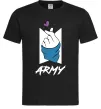 Чоловіча футболка BTS army heart Чорний фото
