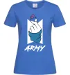 Жіноча футболка BTS army heart Яскраво-синій фото