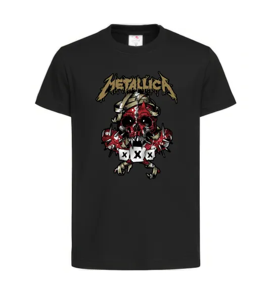 Детская футболка Metallica XXX, колір - чорний. розмір 9-10 років Черный фото