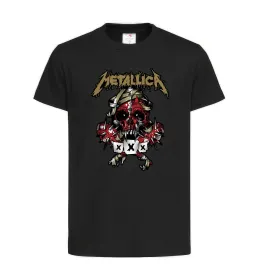 Детская футболка Metallica XXX, колір - чорний. розмір 9-10 років Черный фото