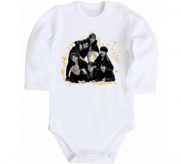 Детский боди BTS фото домальоване