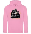 Жіноча толстовка (худі) BTS фото домальоване Рожевий фото