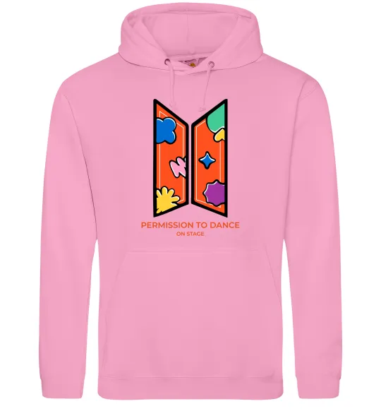 Чоловіча толстовка (худі) Permission to dance on stage Рожевий фото