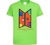 Дитяча футболка Permission to dance on stage Лаймовий фото