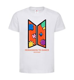 Детская футболка Permission to dance on stage