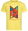Мужская футболка Permission to dance on stage Лимонный фото