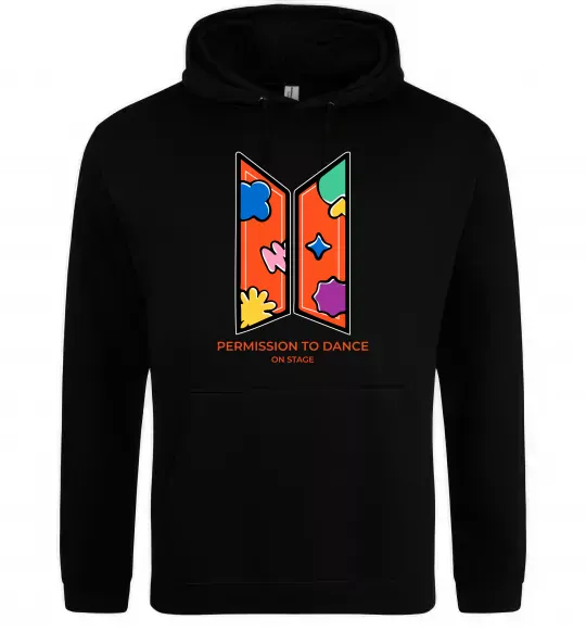 Женская толстовка (худи) Permission to dance on stage Черный фото