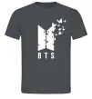Мужская футболка BTS метелики Графит фото