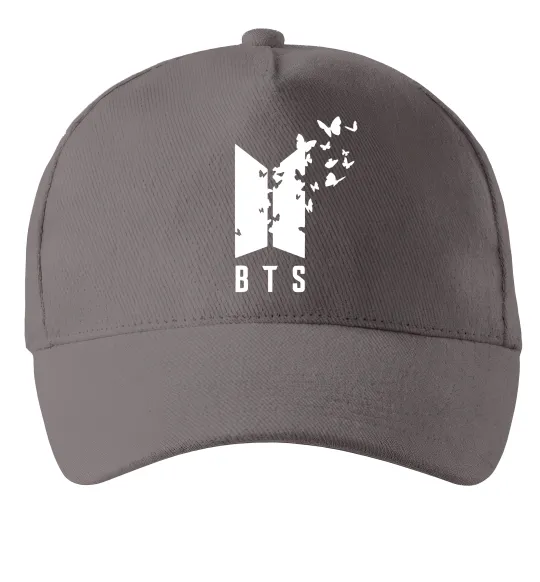 Кепка BTS метелики Серый фото