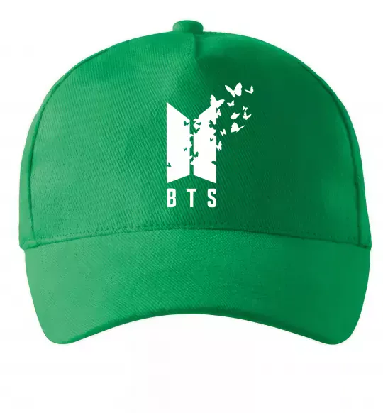 Кепка BTS метелики Зелений фото
