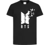 Детская футболка BTS метелики Черный фото