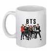 Чашка керамическая BTS фото та назва Белый фото
