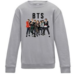 Дитячий світшот BTS фото та назва Дитячий світшот BTS фото та назва