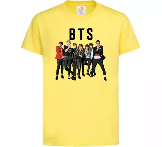 Детская футболка BTS фото та назва Лимонный фото