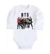 Дитячий бодік BTS фото та назва Білий фото