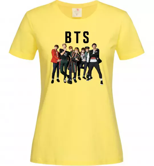 Жіноча футболка BTS фото та назва Лимонний фото