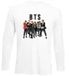 Лонгслив BTS фото та назва Белый фото