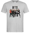 Мужская футболка BTS фото та назва Серый фото