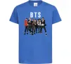 Детская футболка BTS фото та назва Ярко-синий фото