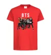 Дитяча футболка BTS фото та назва Червоний фото