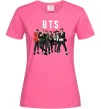 Жіноча футболка BTS фото та назва Яскраво-рожевий фото