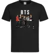 Мужская футболка BTS фото та назва Черный фото