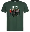 Мужская футболка BTS фото та назва Темно-зеленый фото