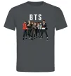Мужская футболка BTS фото та назва Графит фото