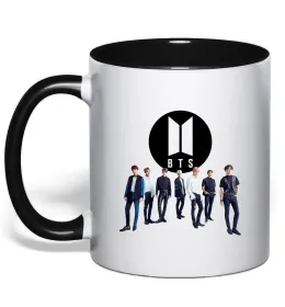 Чашка с цветной ручкой