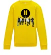 Детский Свитшот BTS лого та виконавці Солнечно желтый фото