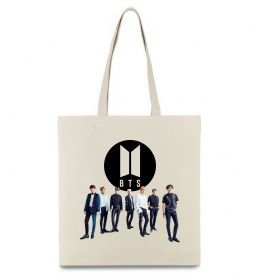 Эко-сумка BTS лого та виконавці