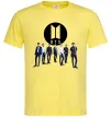 Мужская футболка BTS лого та виконавці Лимонный фото