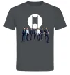 Мужская футболка BTS лого та виконавці Графит фото