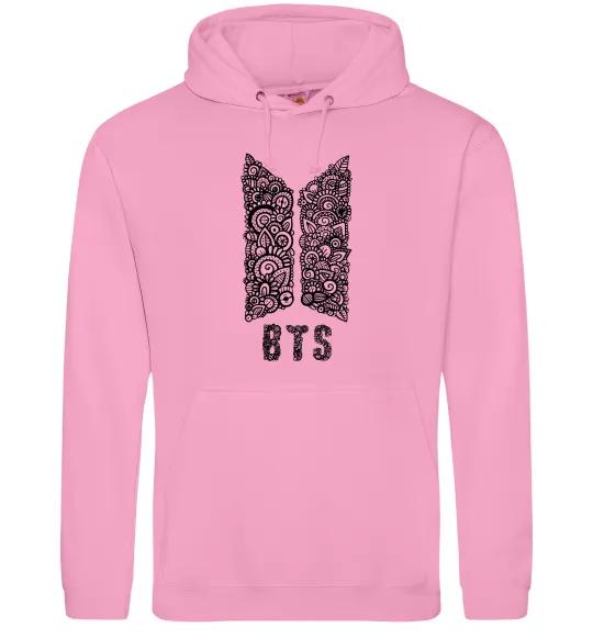 Мужская толстовка (худи) BTS візерунок Розовый фото