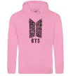 Женская толстовка (худи) BTS візерунок Розовый фото