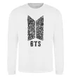 Свитшот BTS візерунок Белый фото
