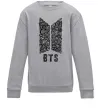 Детский Свитшот BTS візерунок Серый меланж фото