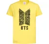 Детская футболка BTS візерунок Лимонный фото