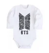 Дитячий бодік BTS візерунок Білий фото