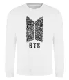 Свитшот BTS візерунок Белый фото