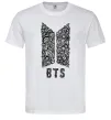 Мужская футболка BTS візерунок Белый фото