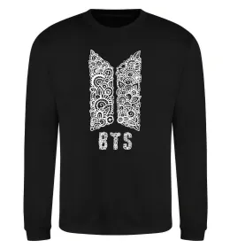Свитшот BTS візерунок Черный фото