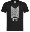 Мужская футболка BTS візерунок Черный фото