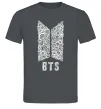 Мужская футболка BTS візерунок Графит фото