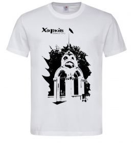 Чоловіча футболка Харків столиця світу, колір - білий, розмір - М Чоловіча футболка Харків столиця світу, колір - білий, розмір - М